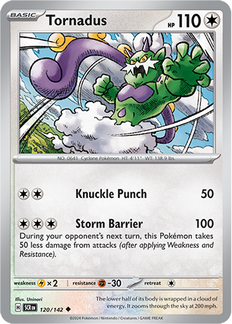 SV Stellar Crown - 120/142 Tornadus (Reverse Holo)