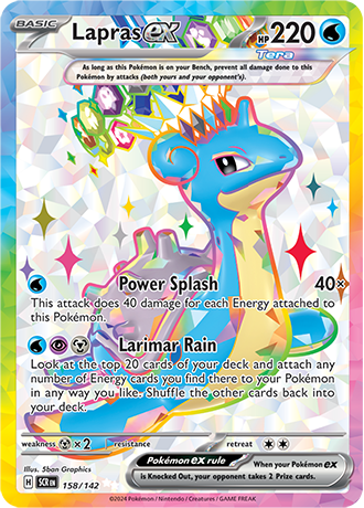 SV Stellar Crown - 158/142 Lapras EX