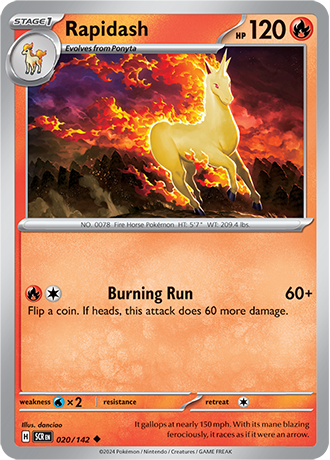 SV Stellar Crown - 020/142 Rapidash