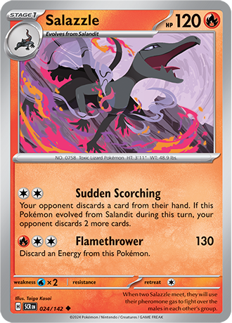 SV Stellar Crown - 024/142 Salazzle