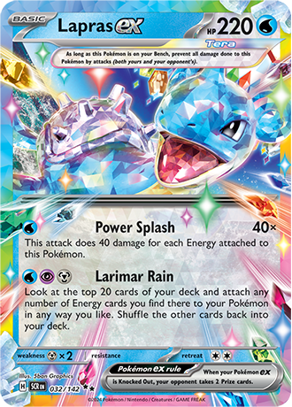 SV Stellar Crown - 032/142 Lapras EX