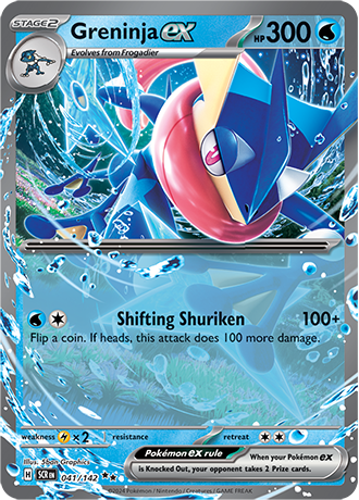 SV Stellar Crown - 041/142 Greninja EX