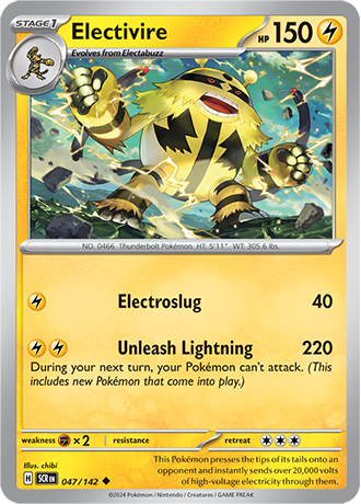 SV Stellar Crown - 047/142 Electivire (Reverse Holo)