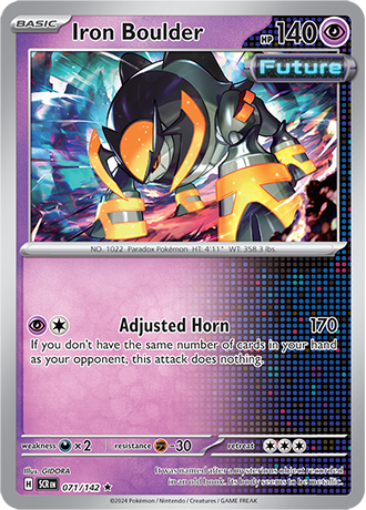 SV Stellar Crown - 071/142 Iron Boulder (Reverse Holo)