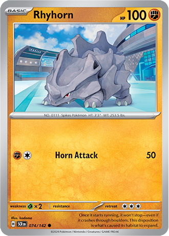 SV Stellar Crown - 074/142 Rhyhorn