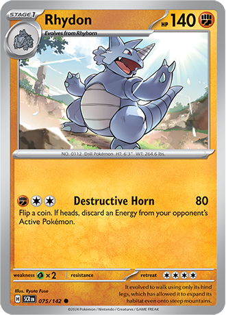 SV Stellar Crown - 075/142 Rhydon