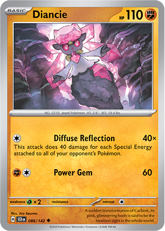 SV Stellar Crown - 086/142 Diancie (Reverse Holo)